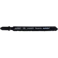 Metabo 623658000, Stikksagblad, Støpejern, Keramisk, Glass, Glassfiber armert plastik, Karbid, Sort, 7,6 cm, 0,8 mm