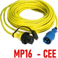 Victron Energy Skjermet Kabel 3x2.5mm² 16a/250vac 25 M