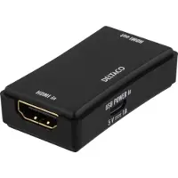 Deltaco HDMI-7036 - Forsterker - HDMI - 19 pin HDMI Type A / 19 pin HDMI Type A - opp til 40 m