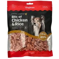 Dogman Hundegodbiter Biter av Kylling & Ris 250g