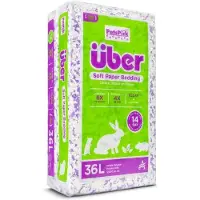 Über Papirstrøelse 36 L Lilla/Hvid m/Lavendel duft