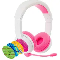 ONANOFF hodetelefoner for barn | hjemmeundervisning | Bluetooth| rosa