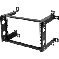 Deltaco 19-DTSR0506 - 6U Wall Mount Open Rack Cabinet