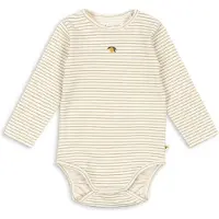 Konges Sløjd Body I/e - Basic - Te Stripe - - 1 år (80) - Langermet Body