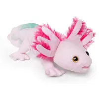 Living Nature Kosedyr - 32x8 cm - Axolotl - Rosa - - OneSize - Kosedyr