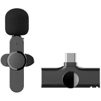 Lippa trådløs Lavalier-mikrofon - USB-C - svart