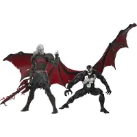 Spider-man Venom Kongen I Svart Knull Og 60-årsjubileum Legends Series Sett Av 2 Figurer