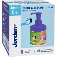 Orkla Group Jordan tannkrem-pumpe barn 6+ 150 ml