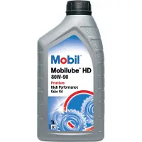 Mobil Mobilube HD 80W-90 gearolie, 1 L