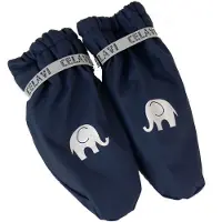 CeLaVi Votter m. Fleece - PU - Navy - - 4-6 år (104-116) - Votter
