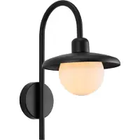 Nordlux Utendørs vegglampe Berlo, svart