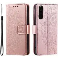 Mtp Products Sony Xperia 10 VI Mandala Series Lommebok-deksel - Roségull