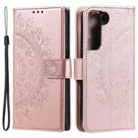 Mtp Products Samsung Galaxy S22 5G Mandala Series Lommebok-deksel - Rosa