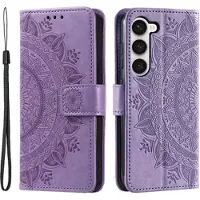 Mtp Products Samsung Galaxy S23 5G Mandala Series Lommebok-deksel - Lilla