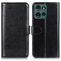 Mtp Products Motorola Edge 50 Neo Lommebok-deksel med Magnetisk Lukning - svart