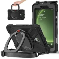 Mtp Products Samsung Galaxy Tab Active5 Heavy Duty 360 Deksel med Håndrem - Svart