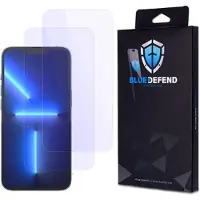 BlueDefend iPhone 13 Pro Anti-Blue Light Skjermbeskyttere Beskyttelsesglass - 2 stk.