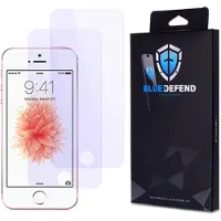 BlueDefend iPhone SE (2020)/SE (2022) Anti-Blue Light Skjermbeskyttere Beskyttelsesglass - 2 stk.