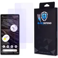 BlueDefend Google Pixel 7a Anti-Blue Light Skjermbeskyttere Beskyttelsesglass - 2 stk.