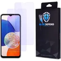 BlueDefend Samsung Galaxy A14/A14 5G Anti-Blue Light Skjermbeskyttere Beskyttelsesglass - 2 stk.