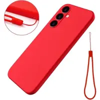 Mtp Products Samsung Galaxy S24 FE Liquid Silikondeksel - Rød