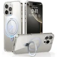 Torras iPhone 16 Pro Guardian Ostand MagSafe-deksel - Gjennomsiktig