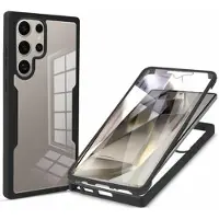 Mtp Products Samsung Galaxy S25 Ultra 360 Beskyttelse Deksel - Svart / Klar