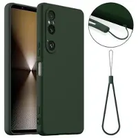 Mtp Products Sony Xperia 1 VI Liquid Silikondeksel - MagSafe-kompatibel - Mørkegrønn