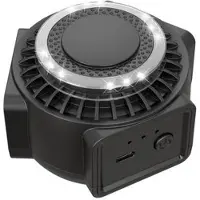 Mtp Products 360-graders høyeffekts ultrasonisk skadedyrrepeller med LED-lys - Svart