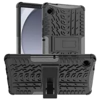 Mtp Products Samsung Galaxy Tab A9 Anti-Slip Hybrid-deksel med Stativ - Svart