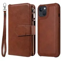 Mtp Products KT Multifunctional Series iPhone 14 Lommebok-deksel - Brun