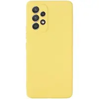 Mtp Products Samsung Galaxy A33 5G Liquid Silikondeksel - Gul