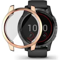 Mtp Products Hat Prince Garmin Venu 2S TPU-Deksel med Skjermbeskytter - 40 mm - Gull