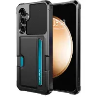 Mtp Products Samsung Galaxy A55 Kortholder Hybrid-deksel - Svart