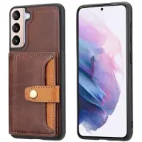 Mtp Products Samsung Galaxy S24 Retro Style Deksel med Lommebok - Brun