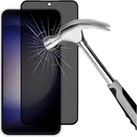 Mtp Products Samsung Galaxy S23 FE Privacy Full Cover Beskyttelsesglass - Svart Kant
