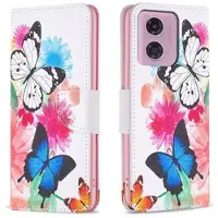 Mtp Products Motorola Moto G34 Wonder Series Lommebok-deksel - Sommerfugler