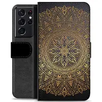 Mtp Products Samsung Galaxy S21 Ultra 5G Premium Lommebok-deksel - Mandala