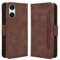 Mtp Products Sony Xperia 10 VI Lommebok-deksel med Kortholder - Brun