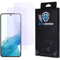 BlueDefend Samsung Galaxy S22 Anti-Blue Light Skjermbeskyttere Beskyttelsesglass - 2 stk.
