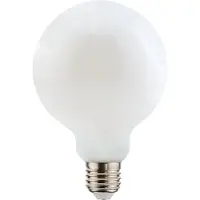 Airam Oiva LED-pære Dimbar E27 Filament Opal Globe 7W/830 806lm