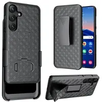 Mtp Products Samsung Galaxy S25+ Hybrid-deksel med Belteklemme - Grå