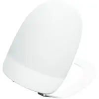 Pressalit Aqua Sæde - M/låg Hvid. Fast beslag