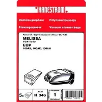 Haneström Støvsugerposer, papir, 5st.