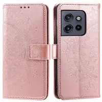 Mtp Products Motorola Edge 50 Neo Mandala Series Lommebok-deksel - Roségull