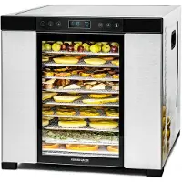 Rommelsbacher DA 1050, Svart, Rustfritt stål, Rustfritt stål, LCD, 99 t, 16000 cm², 380 x 394 mm