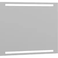 Dansani Mido Spejl 70x80 cm med integreret LED lys i top / bund