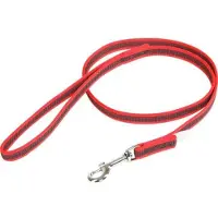 Julius-K9 C&G - Super-grip leash.red/grey.14mm/1m.with handle.max 30kg