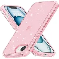 Mtp Products iPhone 16e/17e Stylish Glitter Series Hybrid-deksel - Rosa