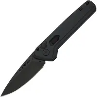 Buck Auto Deploy Button Lock Blk